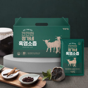 정원장 흑염소 진액 원 엑기스 즙 자연 방목 국내산 70ml 30팩 1박스 (30일분)