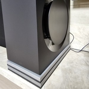 덕진스펀지 스피커 매트 2개 우퍼 방진패드 삼성사운드바 서브우퍼 받침대 400X200X25T