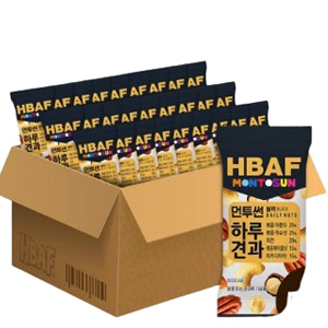 [본사직영] 바프 먼투썬 하루견과 블랙 50봉 (20g x 50EA)