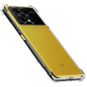 포코X6 프로 충격방지 풀커버 투명 케이스