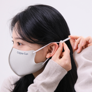 [끈조절] 빨아쓰는 마스크 패션 귀편한 새부리형 천마스크 특대형 향균 구리