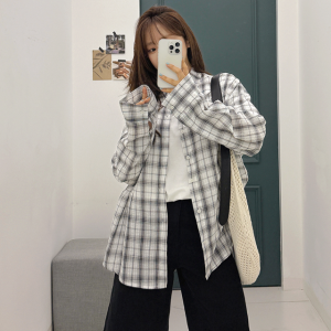 여리핏 패턴 여름긴팔 아우터 살안타템 빈티지