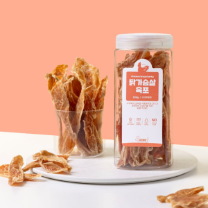 (1+1) 바른멍쿡 오리지널 무첨가 국산 닭가슴살 육포 (100g+100g)