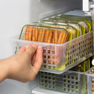 실리쿡 냉장고 냉동실 수납트레이 반찬통