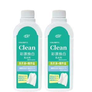1+1 섬유 유연 세제 강력한 얼룩 제거 및 밝기 강화 세제 흰옷표백제