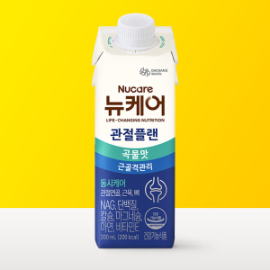 [본사공식몰] 뉴케어 관절플랜 곡물맛 200ml (24팩) 대상웰라이프 시니어 액상 관절 단백질 액티브 골든밸런스 부모님 NAG  무릎 연골