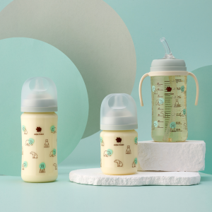 그린핑거 베베그로우 PA 퓨어베이비 (북극곰) 디자인 노꼭지 트윈팩 280ml 트윈팩