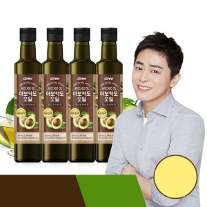 GNM 저온압착 아보카도 오일 엑스트라 버진 250mL x 4병