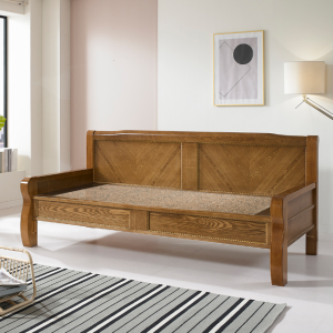 힐링돌침대 S066WC 와이드 홍맥반석온돌소파