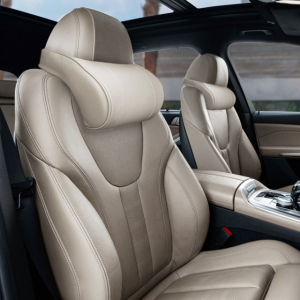 지엠지모터스 차량용 목쿠션 자동차 목베개 헤드레스트 목받침 메모리폼 리얼넥 브라운