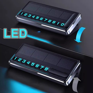 대용량 태양광 LED 자동차 주차번호판 알림판 전화번호판