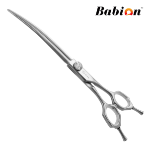 바비온 ML 강아지 애견 커브 가위 미용가위 M4-751C 18.5cm(7.5인치)