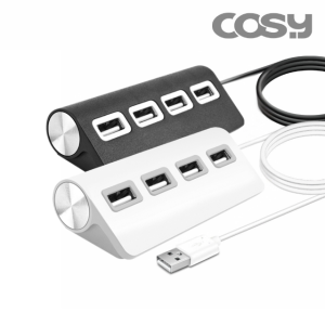 코시 4포트 USB 허브 선길이 1m