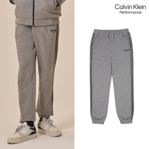 캘빈클라인 캘빈클라인 퍼포먼스 남성 벨루아 트랙셋업 팬츠 (멜란지그레이)