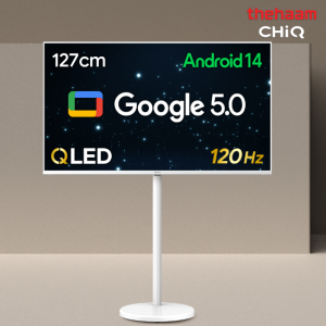 더함 5%카드할인 삼탠바이미 화이트에디션 이동식TV 삼텐바이미 127cm(50인치), 에센셜 4K QLED 패키지, 고객자가설치