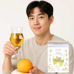 목에 참 좋은차, 유자 민트 작두콩 블렌딩티