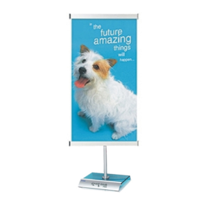 스톰L80-아크릴 단면 실내용 배너거치대 제작