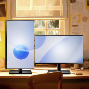 삼성 F24T452 60.4cm 모니터 IPS 75Hz 서브 코딩 높이조절 세로 회전
