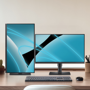 삼성 60.4cm(24인치) 에센셜 모니터 LS24D400 IPS 100Hz 피벗 세로회전