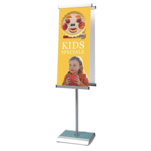 스톰L80-강화유리 (양면) 실내배너거치대