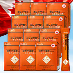 인테로 골드 카무트 효소 프리미엄 30포, 12개