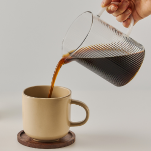 빈플 플리츠 핸드드립 커피 서버 일자형 600ml 하리오 칼리타 핸드드립 주전자 포트 호환