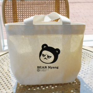 국산 소확행 에코백 소형 CAT-S2 1도인쇄무료 (주문제작가능)판촉 제작 홍보 인쇄 대량구매