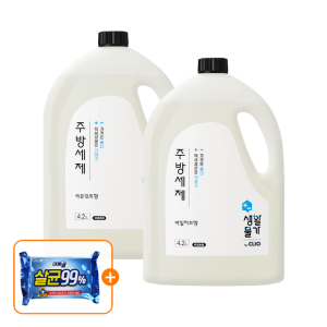 크리오 쓸모아 대용량 주방세제 4.2L 레몬 바질 1+1 선택가능