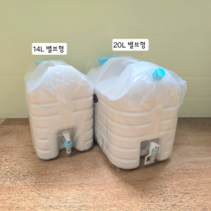 바이오 탱크 엔파워 물통 밸브형 20L 생수통 대형 약수터 말통