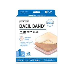 [N배송] 대일밴드 센텔라 폼드레싱 습윤밴드 10x10cm 1매