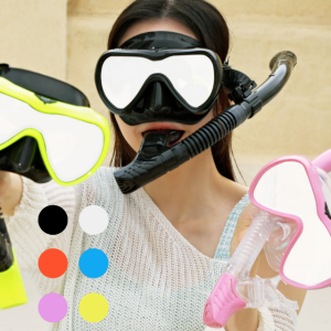 이치언리븐 미러렌즈 스노쿨링 마스크 세트 장비