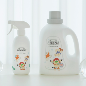 뽀숑하우스 강아지 고양이 탈취제 2.5L+500ml 리필 세트 깨끗한 무향 무살균제 강력탈취 반려동물 애견 오줌냄새제거