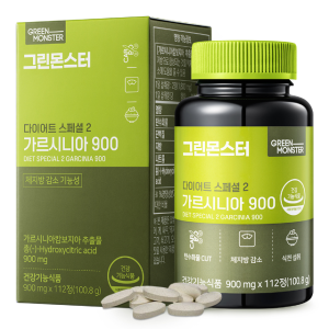 그린몬스터 다이어트 스페셜2 가르시니아 (체지방 감소 보조제) 112정, 3개