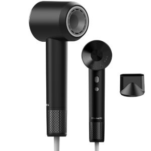 홈하이 초고속 음이온 무엽 드라이어 12가지 모드 BLDC 드라이기 1600W+자기흡입노즐 470g