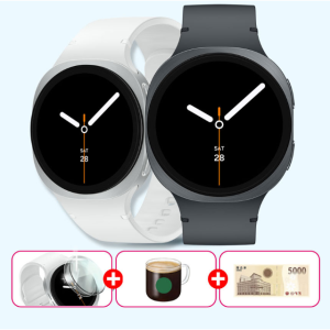 삼성 갤럭시워치8 강화유리 패키지 그라파이트, 44mm, 블루투스