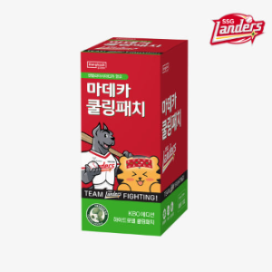 [총 40매]동국제약 마데카 쿨링패치 KBO에디션 (SSG 랜더스 / 에스에스지) 4매 10개입 + 야구패치 8매 / 열냉각시트패치 아이스 쿨패치 쿨시트 쿨링패치