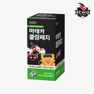 [총 40매]동국제약 마데카 쿨링패치 KBO에디션 (kt 위즈 / 케이티) 4매 10개입 + 야구패치 8매 / 열냉각시트패치 아이스 쿨패치 쿨시트 쿨링패치