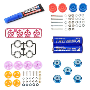 타미야 미니카 튜닝 부품 프라스틱 저마찰 롤러 세트