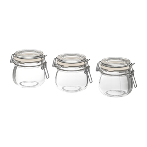 유리병 밀폐뚜껑 과일청 피클 잼병 130ml