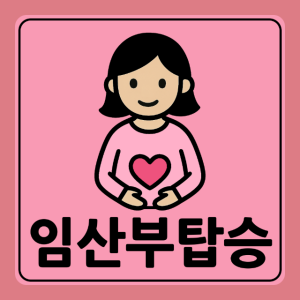 임산부가 타고 있어요 스티커 자석 반사 탈부착