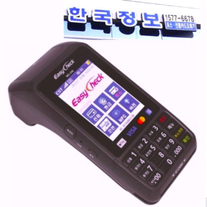 본사판매 휴대용 무선 LTE 카드단말기 신용카드 결제기 이지체크 MS-246 애플삼성페이