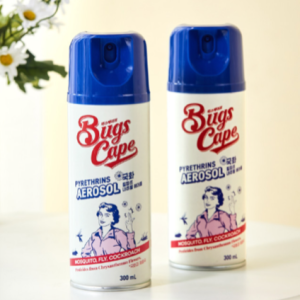 동국제약 굿잠 벅스케이프 국화 에어로졸/해충살충제 피레트린 퇴치제 모기약 300ml, 2개