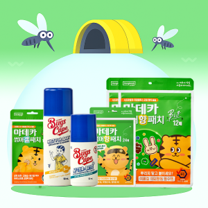 동국제약 여름생존세트(벅스케이프 에프터바이트 50ml + 미스트 포 베이비 50ml + 썸머패치 3종) / 모기 물렸을때, 벌레 물린데, 아기모기기피제, 모기패치