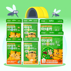 동국제약 썸머패치 3종(마데카 썸머 향 패치 24매 x 2개, 썸머 겔 패치 18매 x 2개, 썸머 빅 향 패치 12매 x 2개) /유아 어린이 모기 물렸을 때 벌레 물린데 스티커