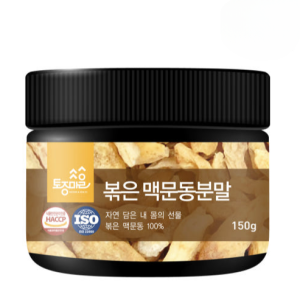 [토종마을]HACCP인증 국산 볶은 맥문동분말 150g X 3통