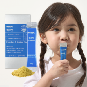 퀘르핏 케어,웰247 well247 특허 2종 퀘르세틴 환절기 코 유산균 영양제