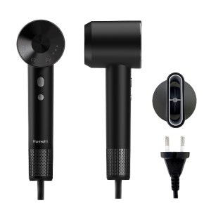 저소음 냉온풍 고속 헤어드라이어 12가지바람모드 1600W BLDC 자석노즐 음이온 홈하이