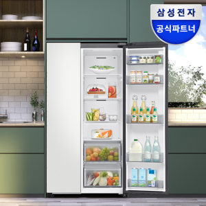 양문형 냉장고 AI인버터 852L 코타화이트