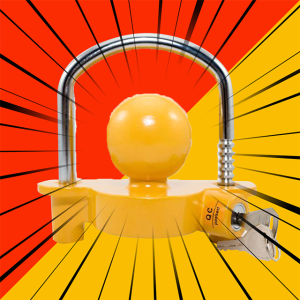 트레일러바퀴자물쇠