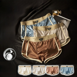 남자 냉감 고급 뽕나무 실크 남성 팬티